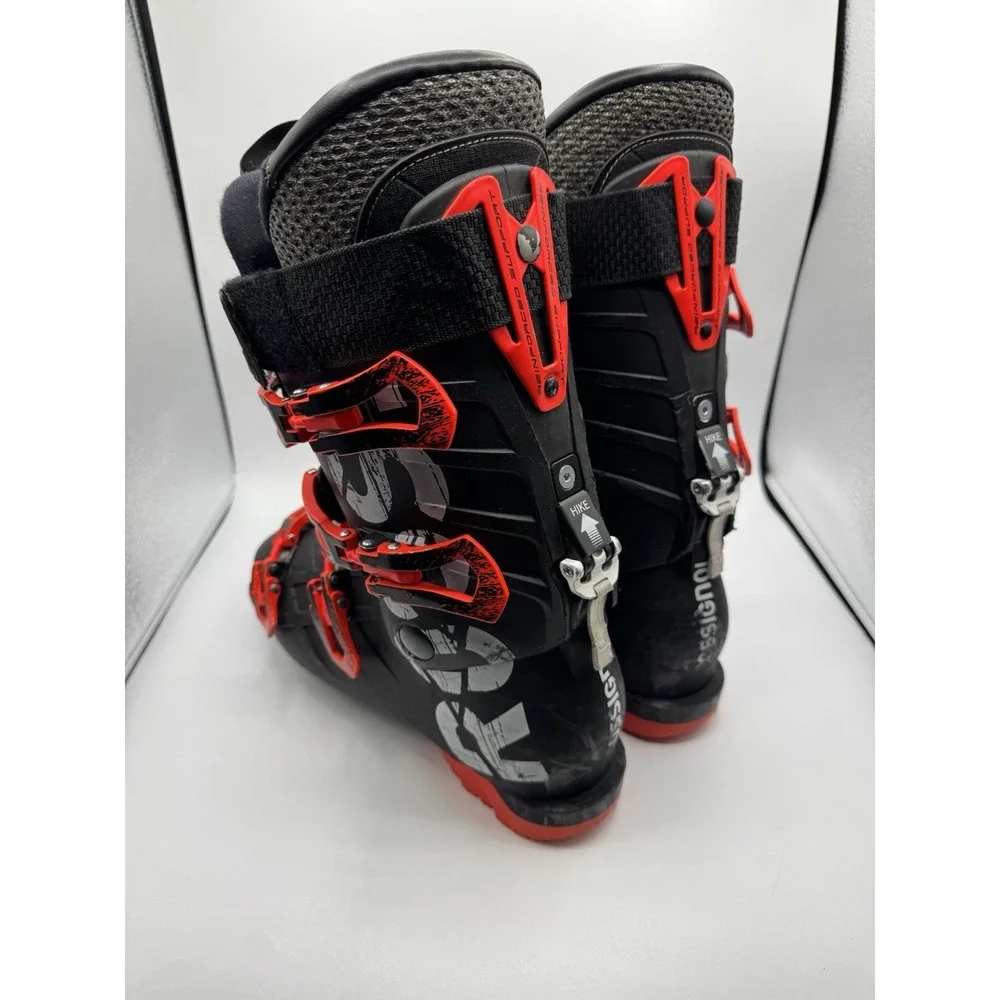 Rossignol 90 All Track Ski Boots Sensor Grip Black Red Mondo Size 27.5 Hike